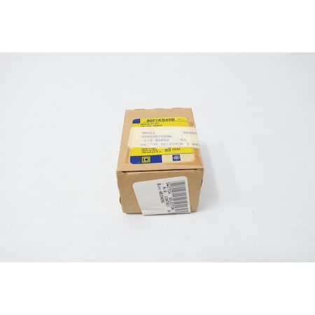 Square D 3 POS SELECTOR SWITCH 9001KS49B